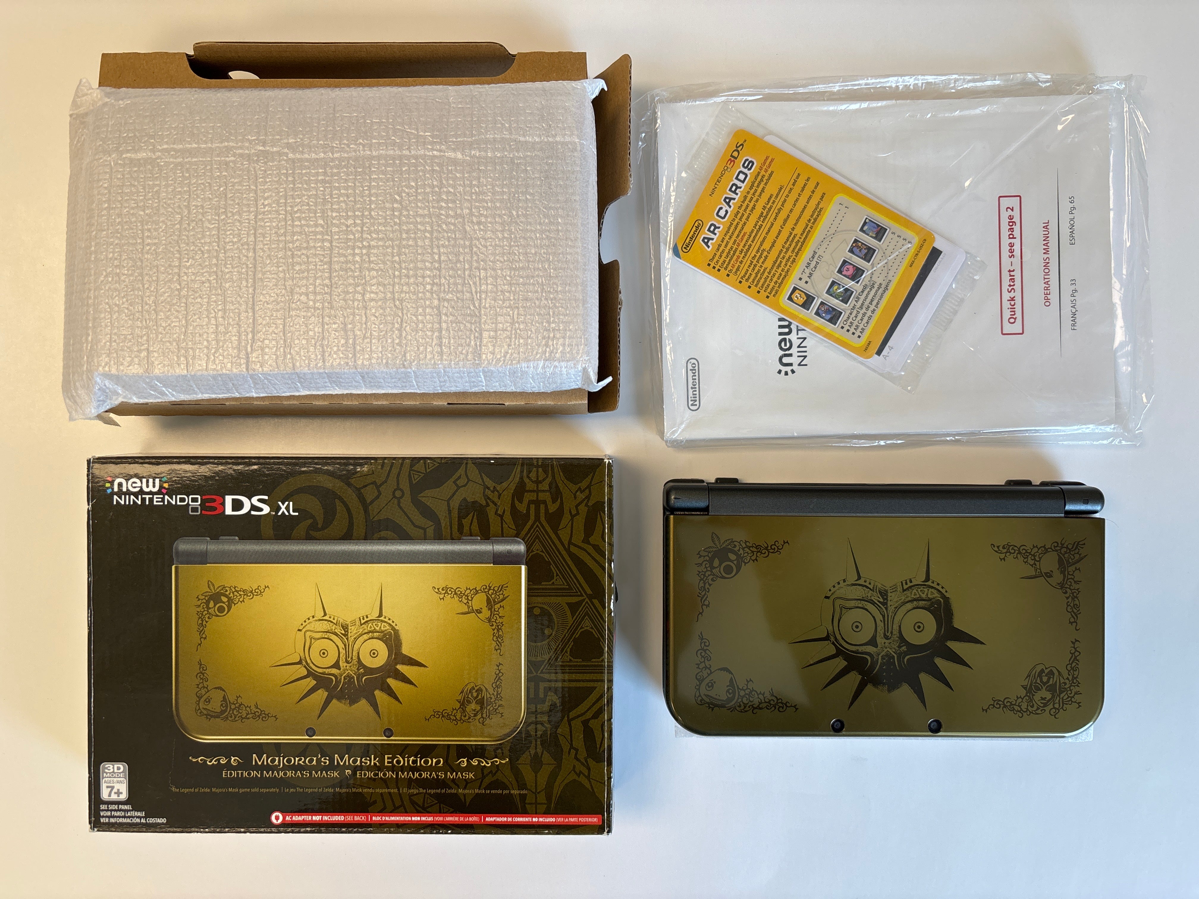 New Nintendo 3DS XL Majora's Mask Edition Complete In Box Nice Shape W/ Charger!
