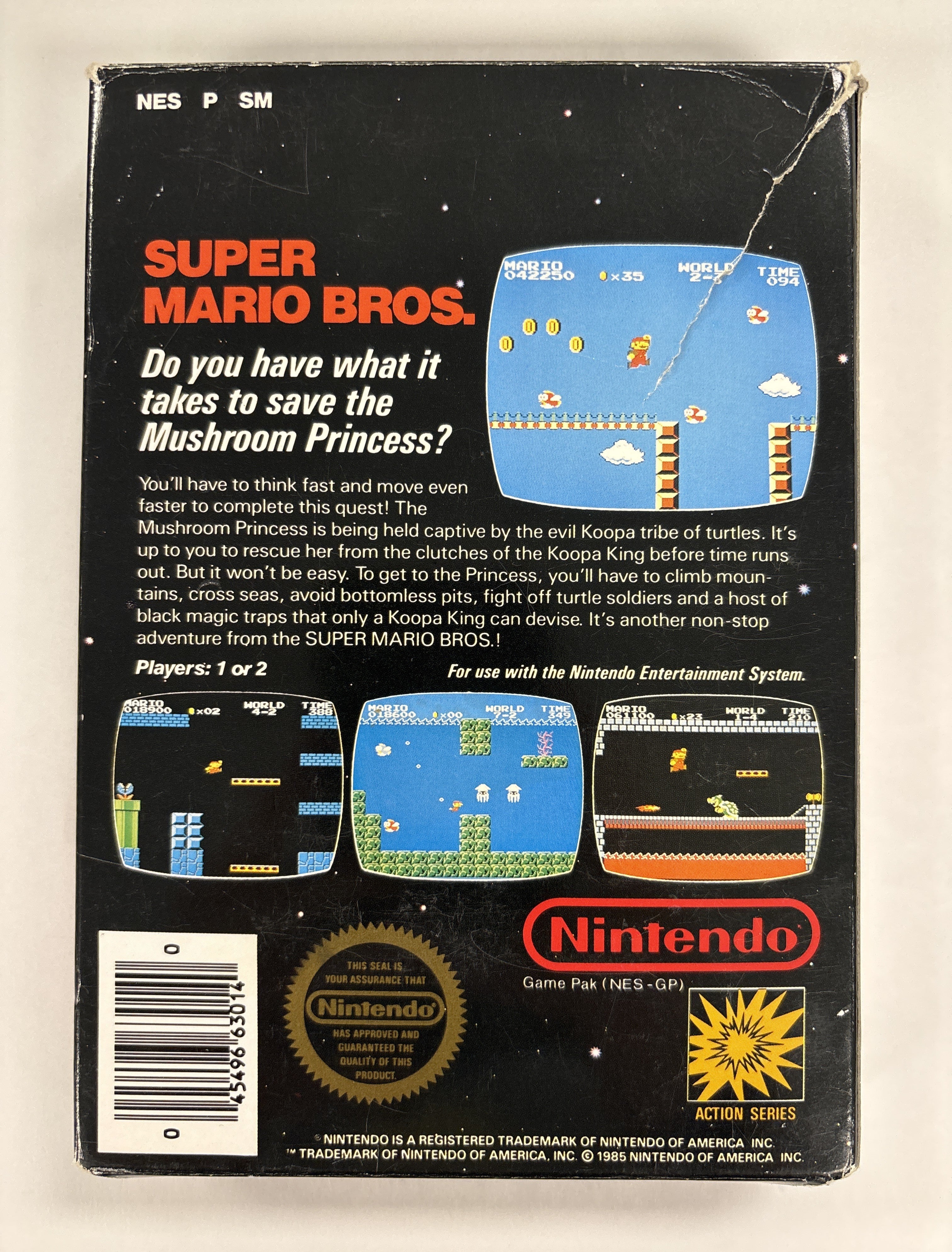 Super Mario Bros - Nintendo NES Box Only NO GAME OR MANUAL