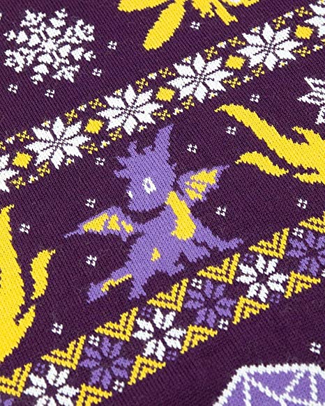 Spyro The Dragon Fairisle Jumper / Ugly Christmas Sweater - XS