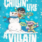 DC Comics 'Chillin like a Villain' Kids Jumper / Ugly Christmas Sweater - Ages 5-6