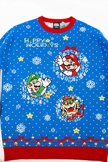 Nintendo Super Mario Jumper / Ugly Christmas Sweater - 2XS