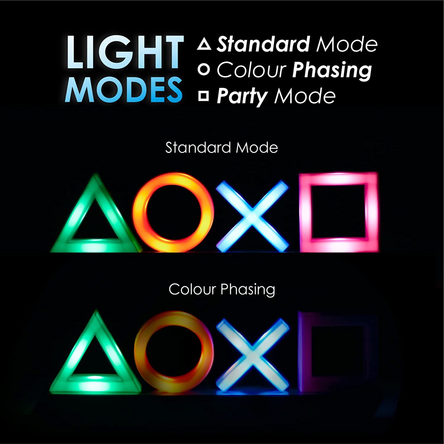 Paladone Playstation Icons Light with 3 Light Modes