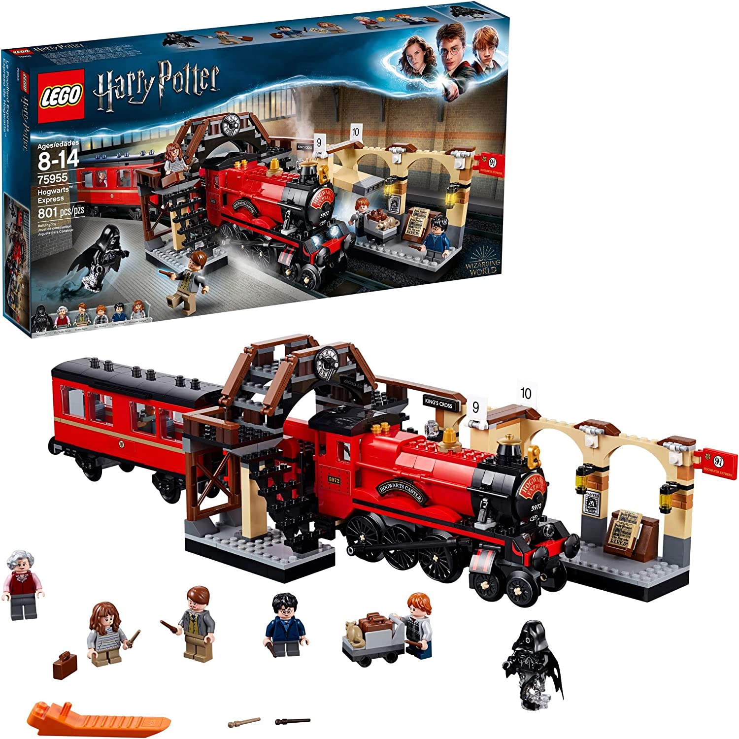 LEGO Harry Potter Hogwarts Express (75955) Toy Train Building Set includes Train and Minifigures