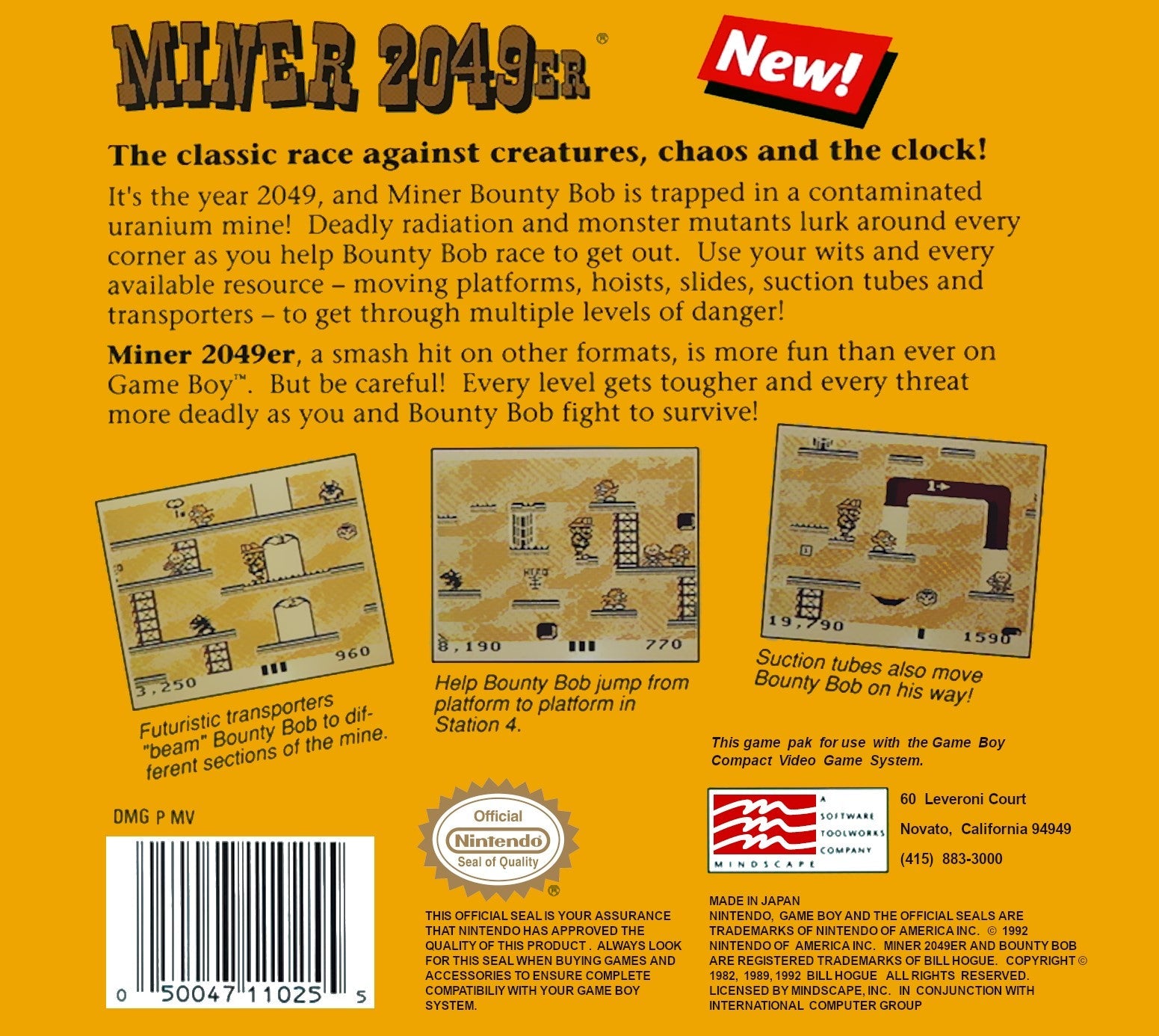 Miner 2049er | Game Boy | CaveGamers