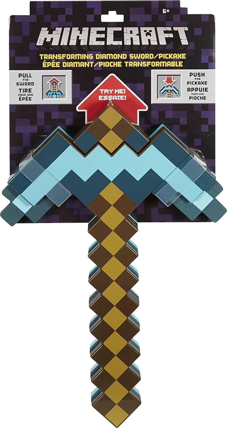 Minecraft Transforming Sword & Pickaxe [Amazon Exclusive]