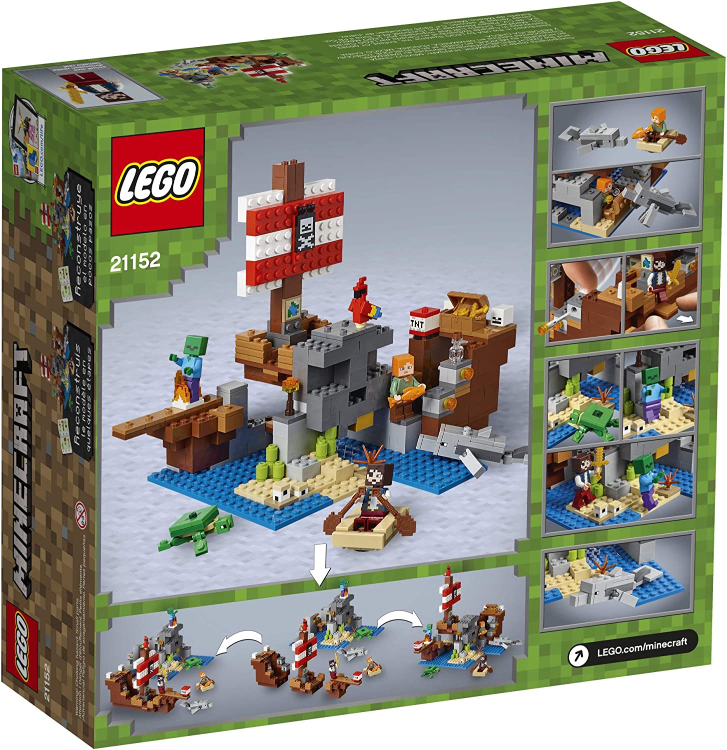 LEGO Minecraft The Pirate Ship Adventure 21152