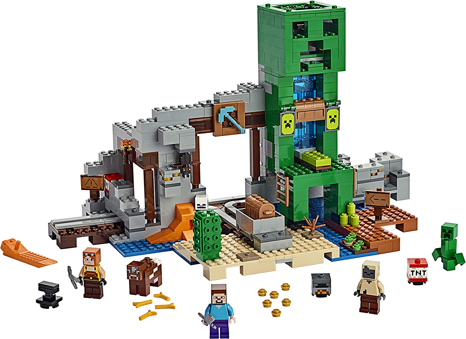 LEGO Minecraft The Creeper Mine 21155 Building Kit (834 Pieces)