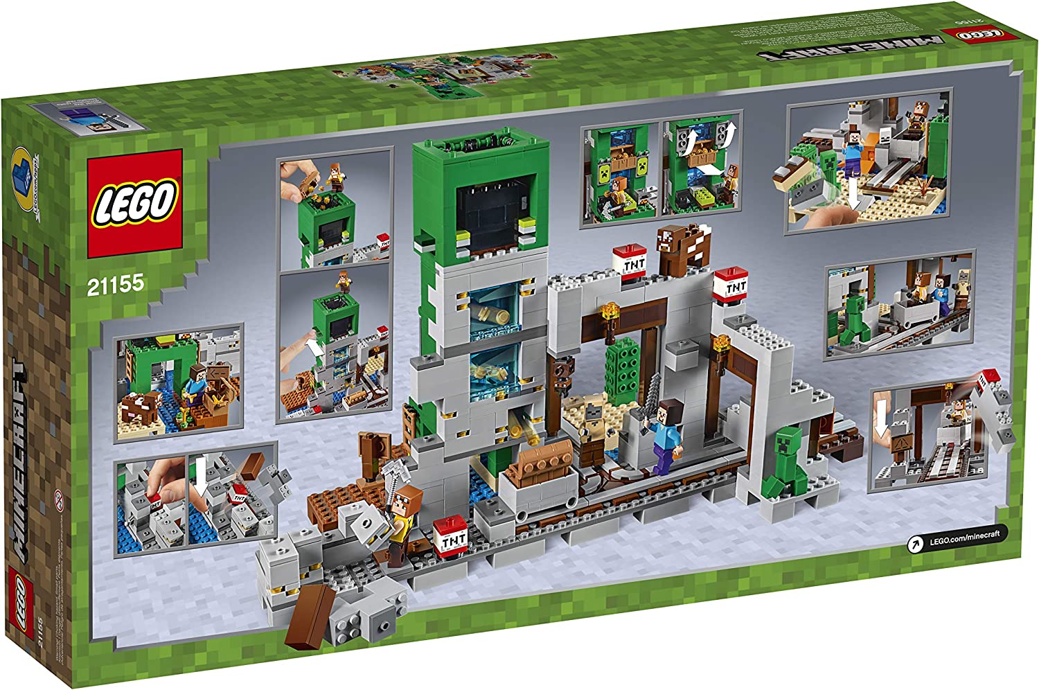 LEGO Minecraft The Creeper Mine 21155 Building Kit (834 Pieces)