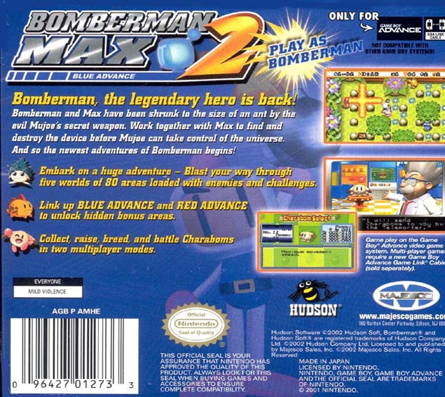 Bomberman Max 2: Blue Advance