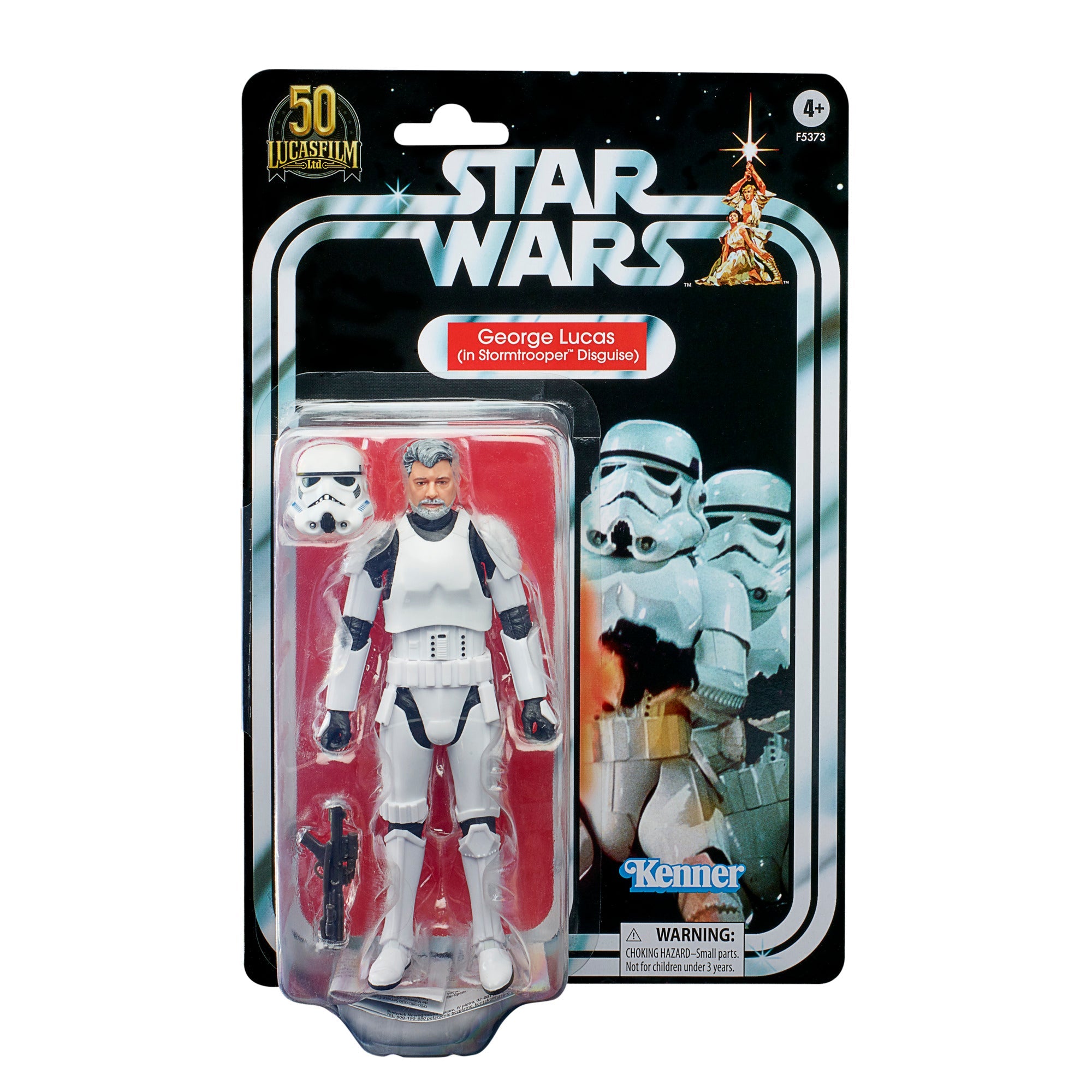 George Lucas Stormtrooper Disguise (50th Anniversary) - Star Wars: The Black Series 6" Action Figure