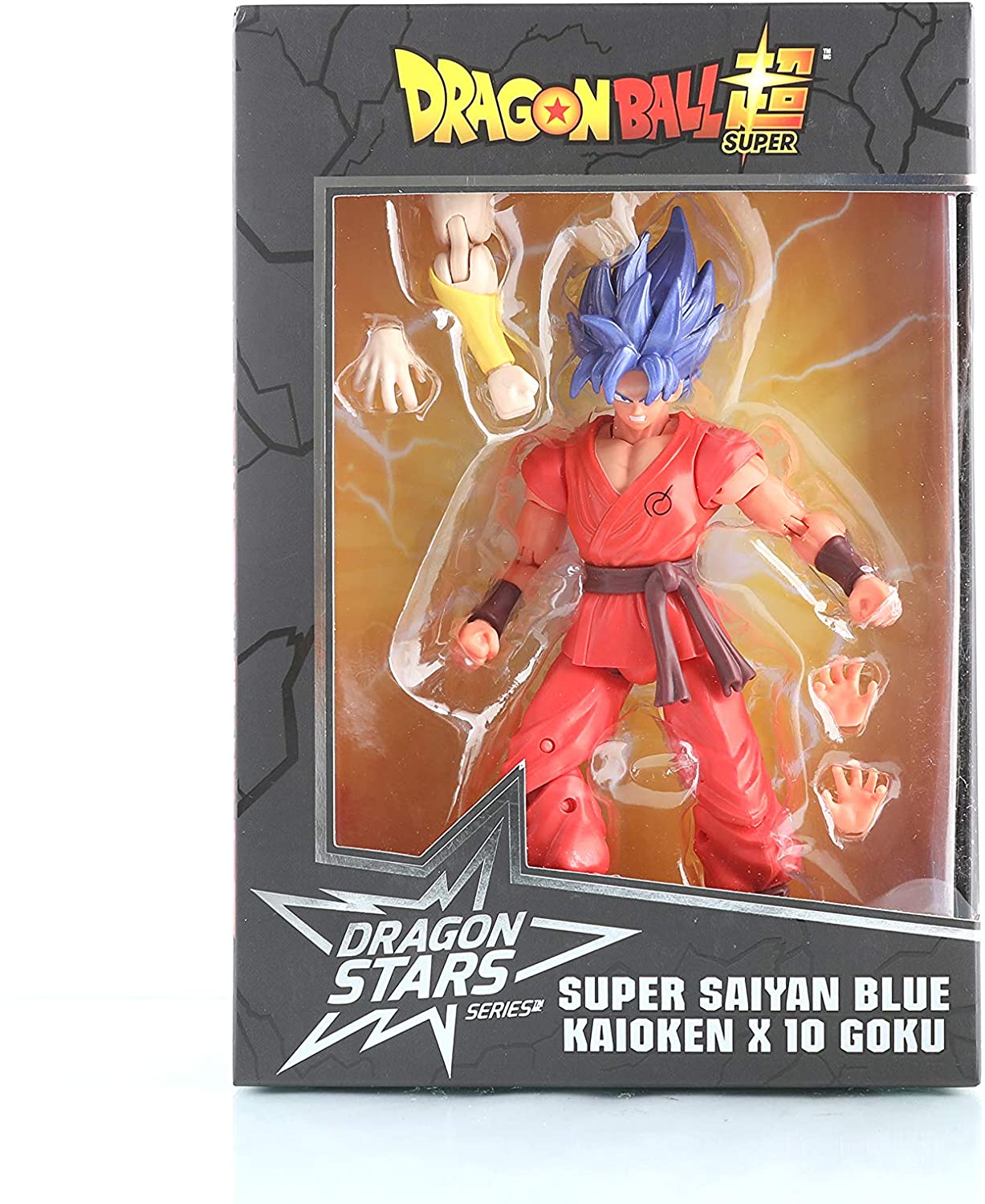 Super Saiyan Blue Kaioken x10 Goku - Dragon Ball Super: Dragon Stars Series 6.5" Action Figure