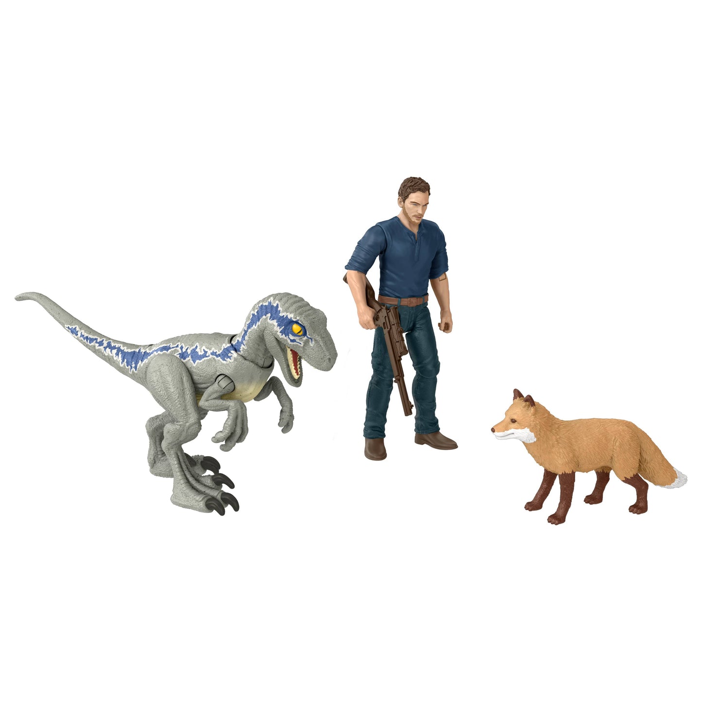 Owen and Velociraptor Beta - Jurassic World Dominion Action Figures