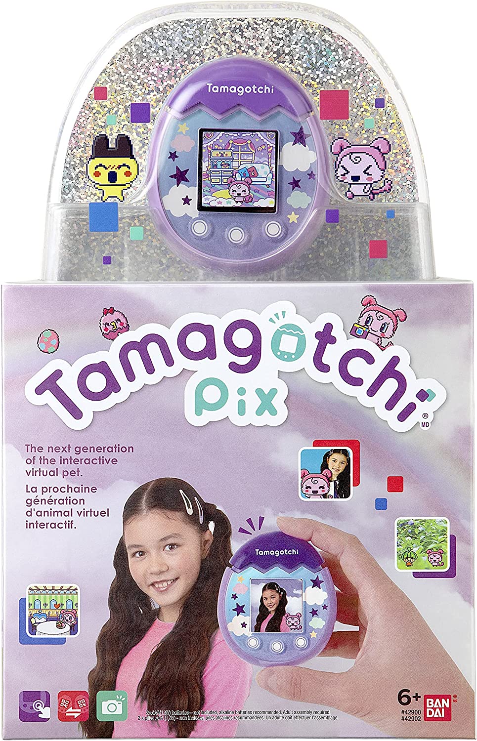 Tamagotchi Pix - Sky (Purple)