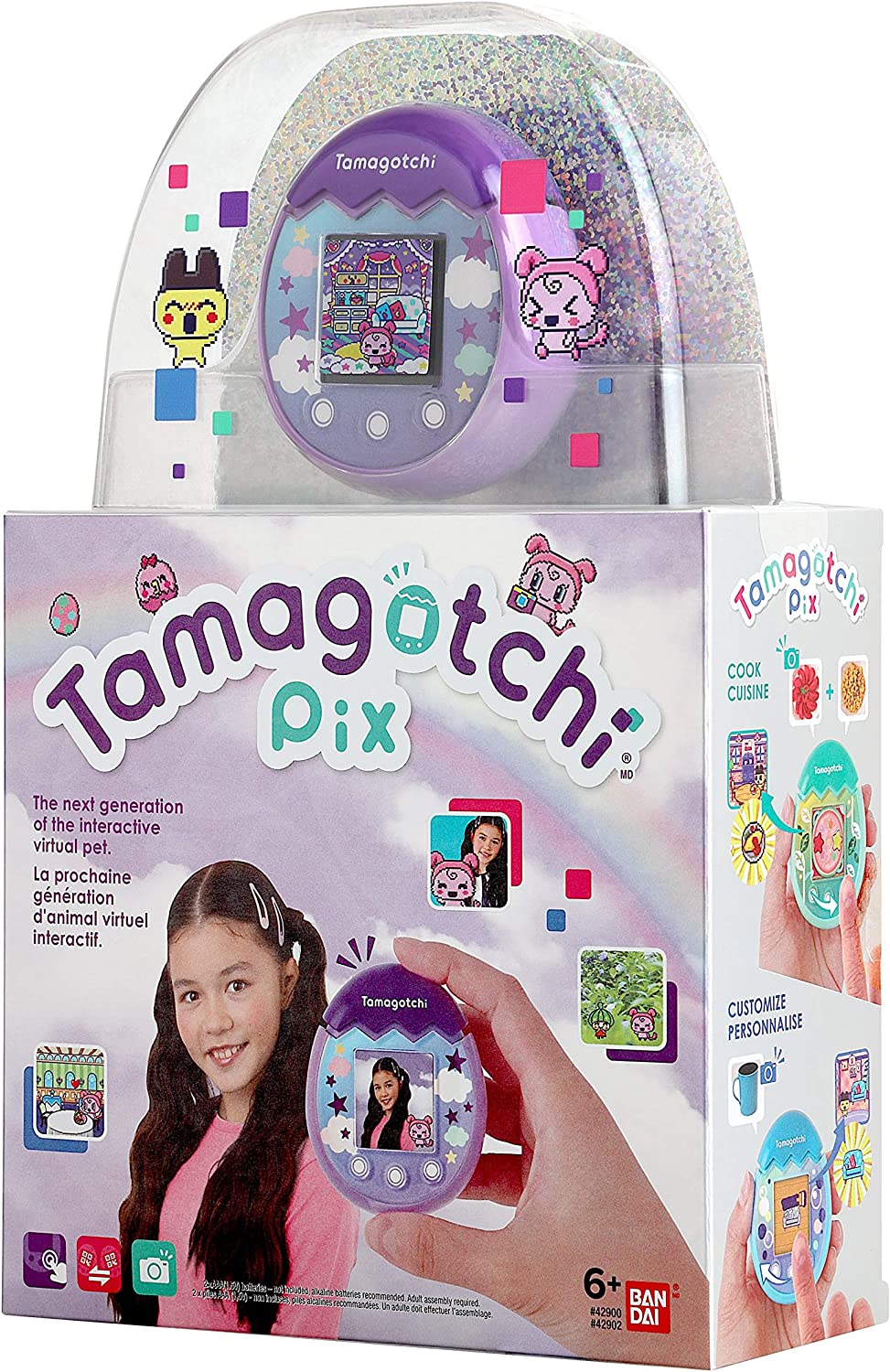 Tamagotchi Pix - Sky (Purple)