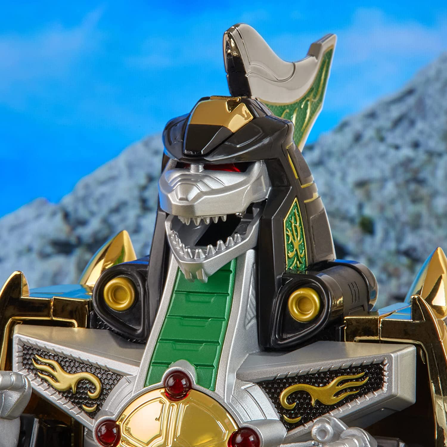 Power Rangers Hasbro Lightning Collection Zord Ascension Project Mighty Morphin Dragonzord 1:144 Scale Collectible