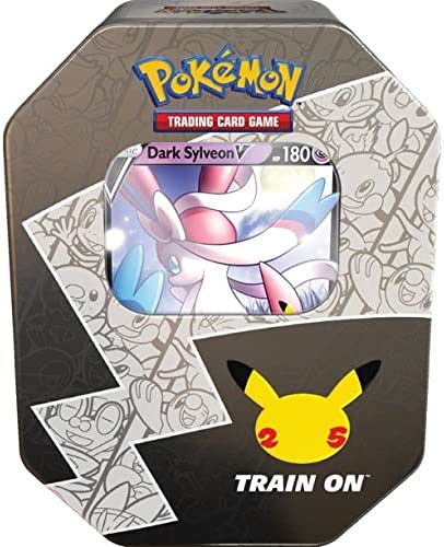 Pokemon Trading Cards 25th Anniverysary Tin Dark Sylveon