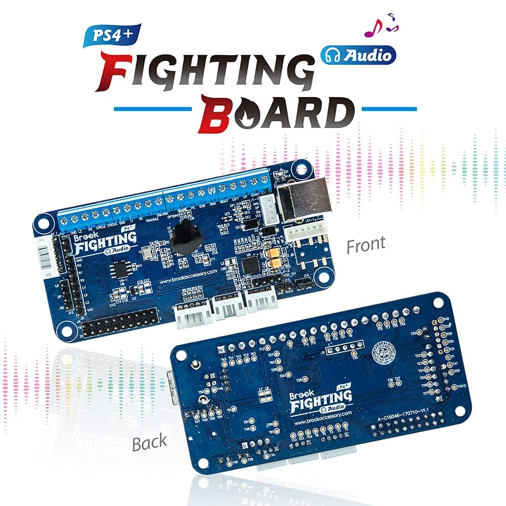 PS4+ Audio Fighting Board - Pre-installed Header Version