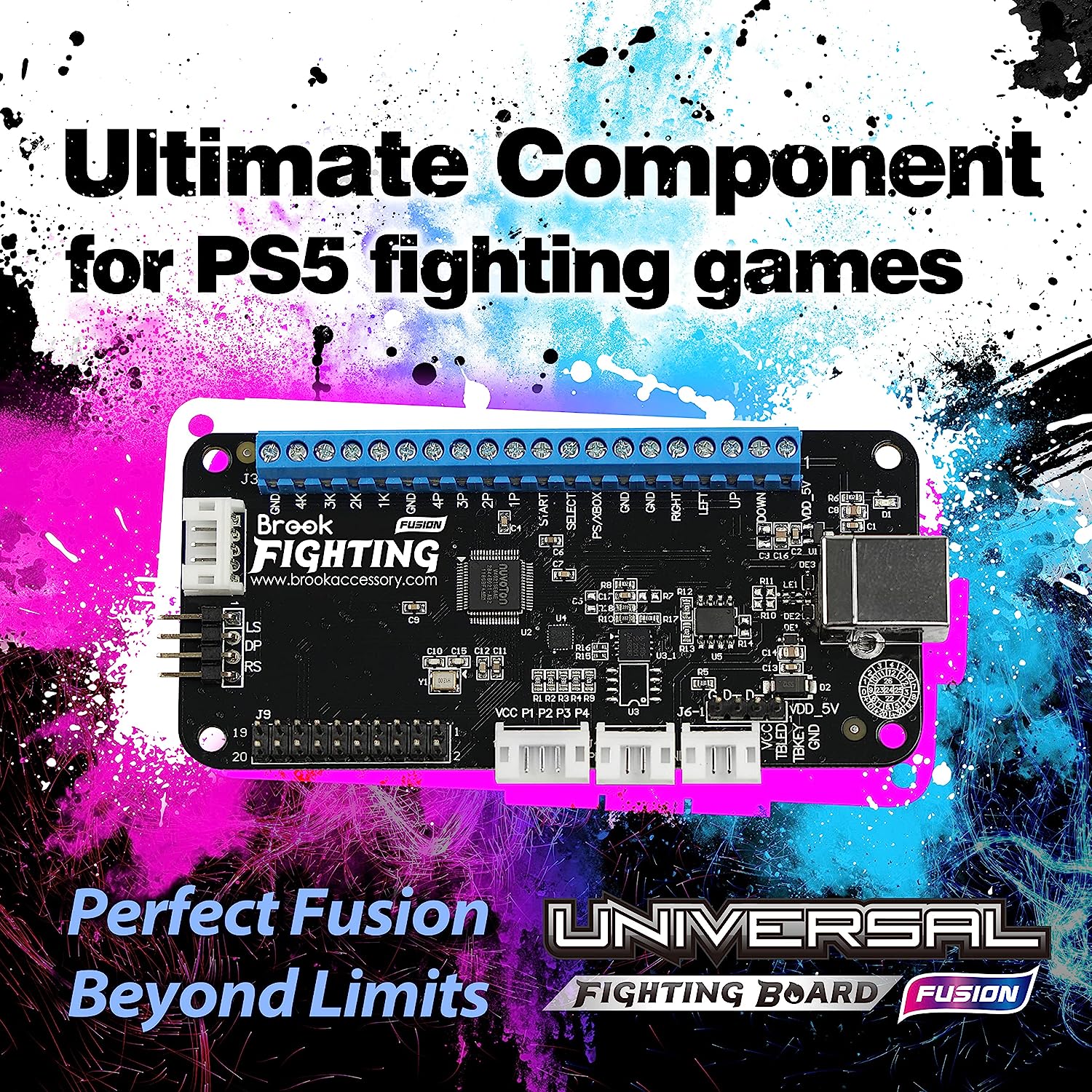 Universal Fighting Board Fusion with Headers