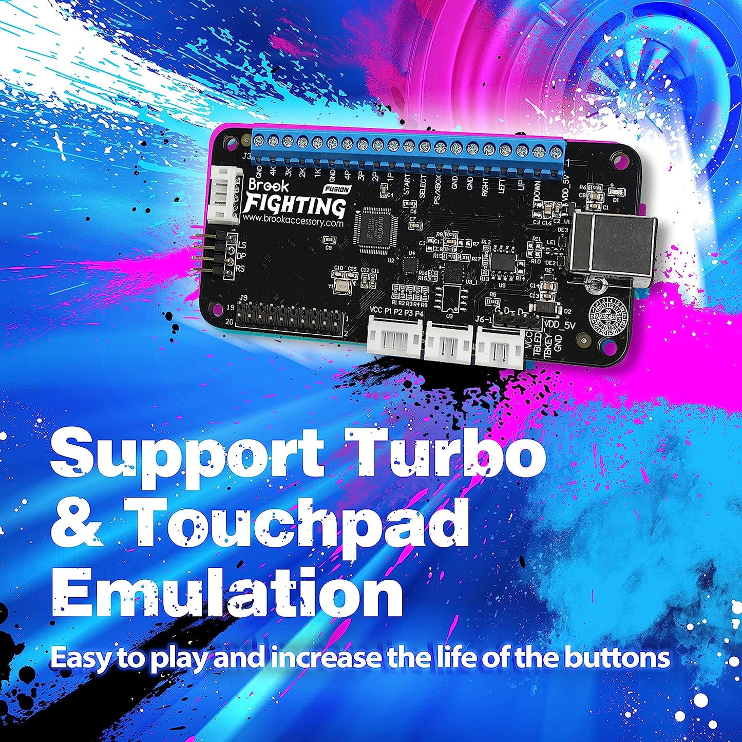 Universal Fighting Board Fusion with Headers