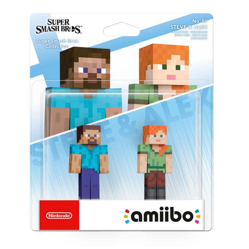 Steve & Alex - Minecraft [Europe] Amiibo