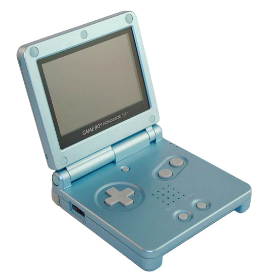 Game Boy Advance SP - Pearl Blue AGS-101