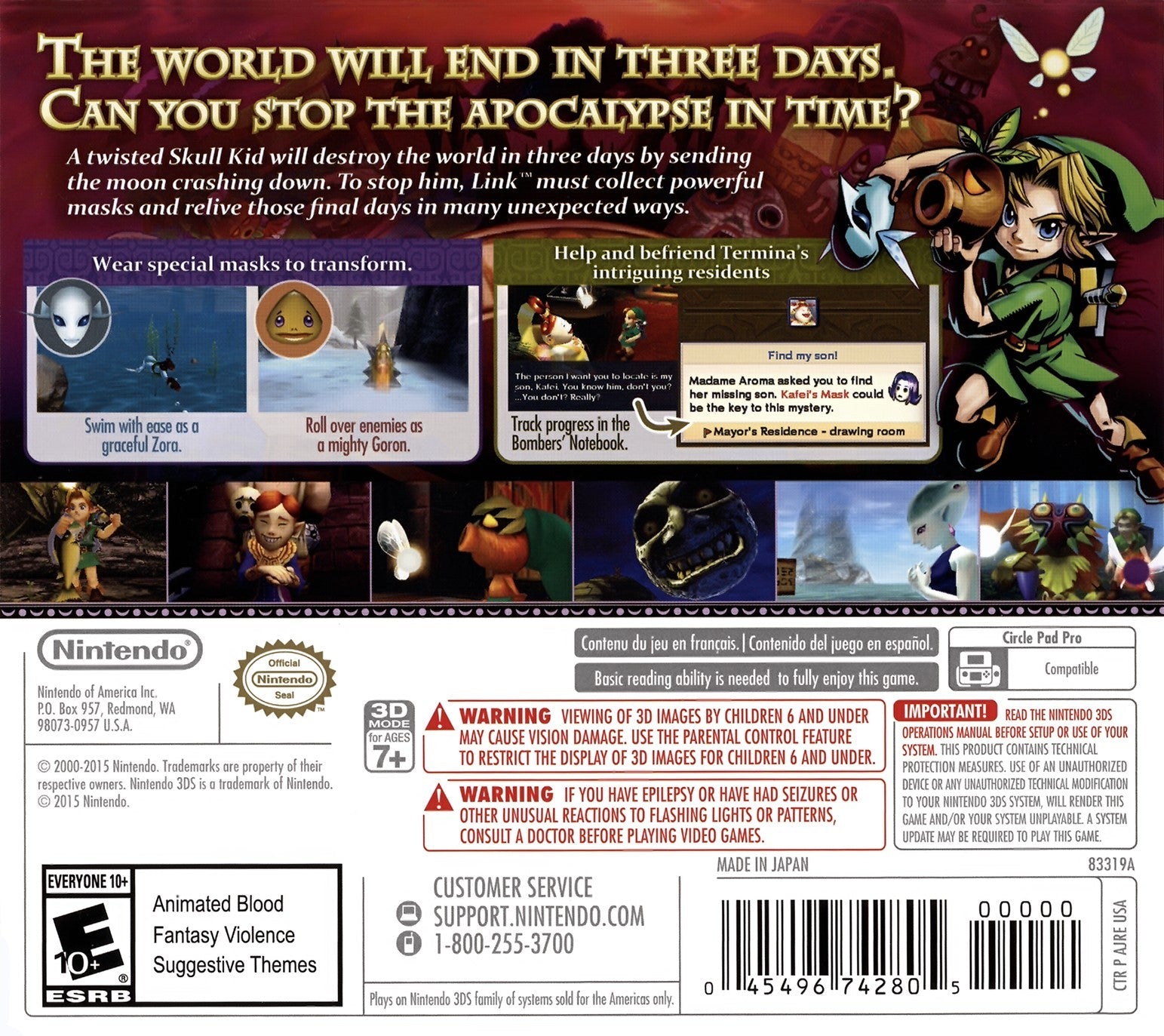 The Legend of Zelda: Majora's Mask 3D