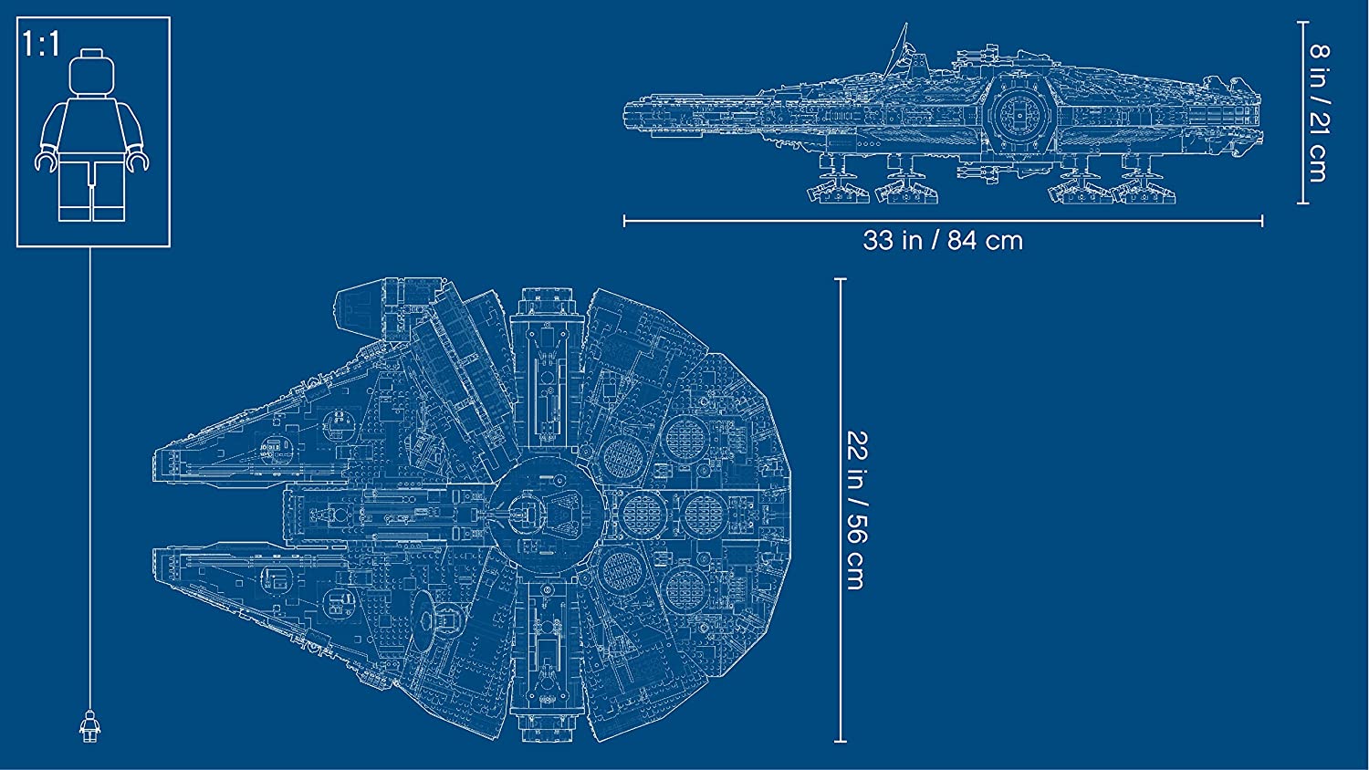 LEGO Star Wars Millennium Falcon 75192 Building Kit (7541 Piece)