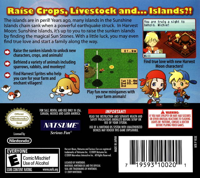 Harvest Moon: Sunshine Islands